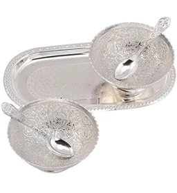 German Silver Bowl Set