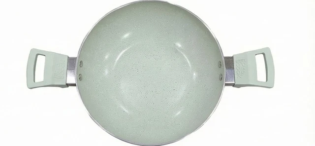 Milton Pro Cook Ceramic Kadhai With Glass Lid - 24cm