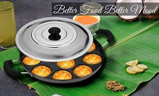 Femina Appam Patra With Steel Lid