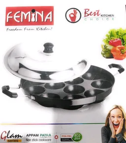 Femina Appam Patra With Steel Lid