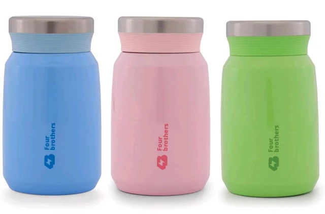 Stailess Steel Airtight & Leakproof Sambar and Soup Jar 300ml