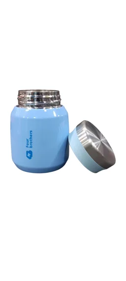 Four Brother Stailess Steel Airtight & Leakproof Sambar and Soup Jar 300ml - Green