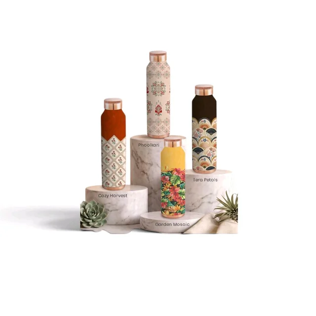 Designer Copper Bottle 