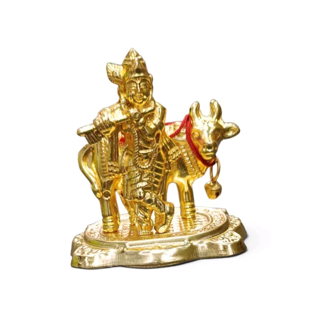 Golden Polish Shree Krishna Murti