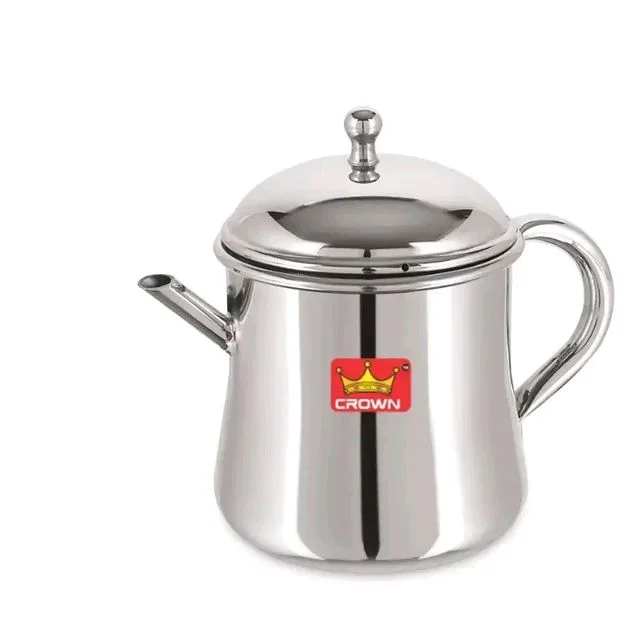 Stainless Steel Tea Set|One Steel Tray|Ine Kitli|Six Steel Mug|Perfect For Tea Time