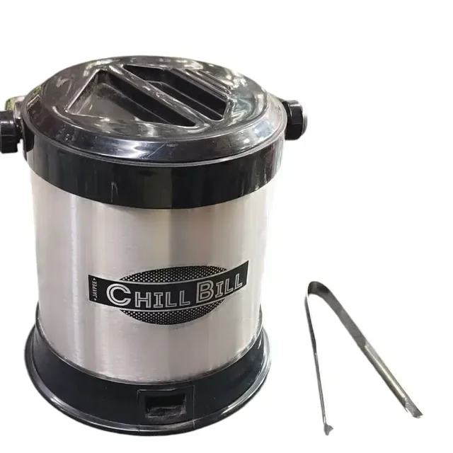 Bar Set Chill Bil+ Tong+ Peg measures+Wine Bottle Combo Set - Base Variant