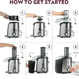 BOROSIL Borosil Primus Plus Juicer 800 W Stainless Steel Centrifugal Juicer - Base Variant