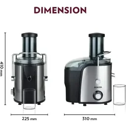 BOROSIL Borosil Primus Plus Juicer 800 W Stainless Steel Centrifugal Juicer - Base Variant