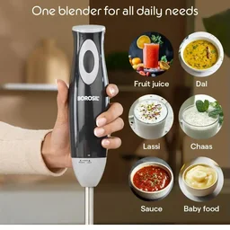 BOROSIL Smartblend Hand Blender with 800ml Beaker 300W Silent DC Motor - Base Variant