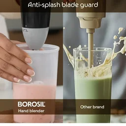 BOROSIL Smartblend Hand Blender with 800ml Beaker 300W Silent DC Motor - Base Variant