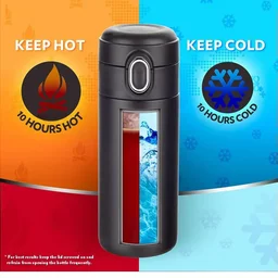 BOROSIL Traveller 300ml Stainless Steel Water Bottle Double Wall Insulated -