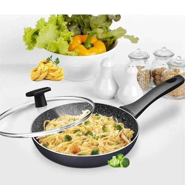 Pro Cook Granito Fry Pan With Glass Lid Size 26 Cm