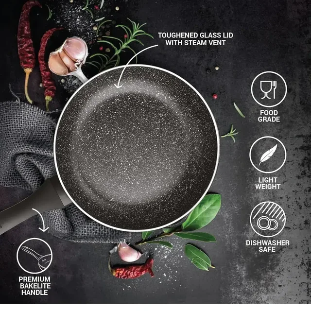 MILTON Milton Pro Cook Granito Fry Pan Without LidSize 20 Cm -