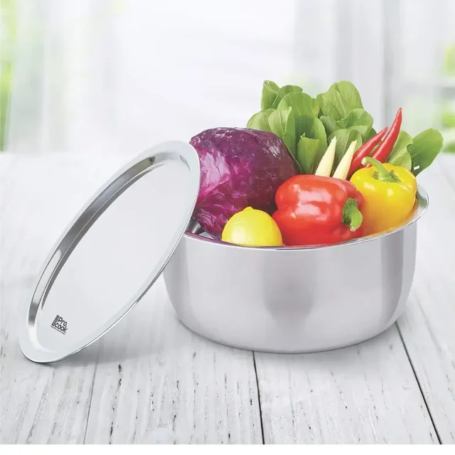 MILTON Milton Pro Cook Triply Stainless Steel Induction Tope with Lid 26 Cm -