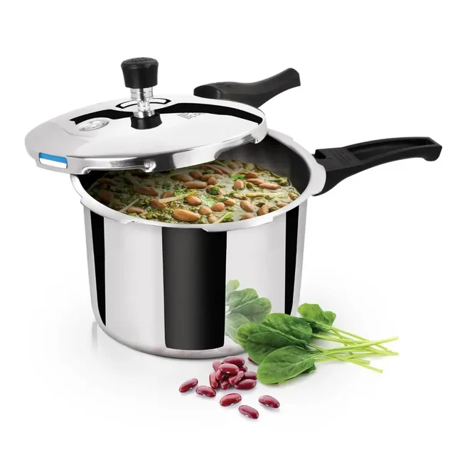 Milton Pro Cook Triply Stainless Steel Pressure Cooker Outer Lid  3 Ltr