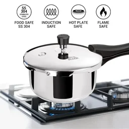 MILTON Pro Cook Triply Stainless Steel Pressure Cooker Outer Lid 2 Ltr -