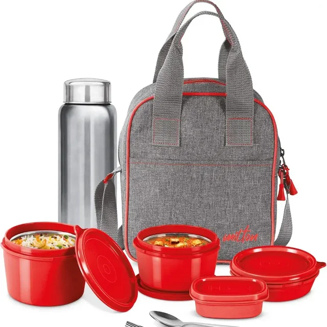 Milton Savor Lunch Tiffin (3 Microwave Safe Inner Steel Containers