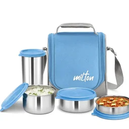 MILTON Milton Tasty Lunch 3 Combo Steel Tiffin