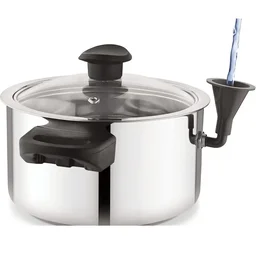 Nanonine NanoNine Stainlesss Steel Double Wall Milk Boiler - Base Variant, 1.5 Ltr