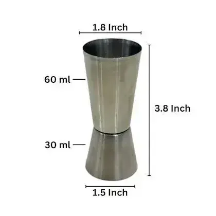 Silver Round Stainless Steel Peg Glass