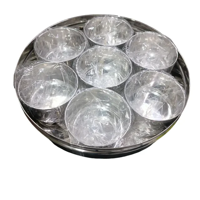 Stainless Steel C-Through Masala Box Size 9
