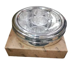 Stainless Steel C-Through Masala Box Size 9