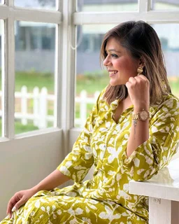 DEVDHAM
Women Cotton Rayon Kurta Palazzo Set