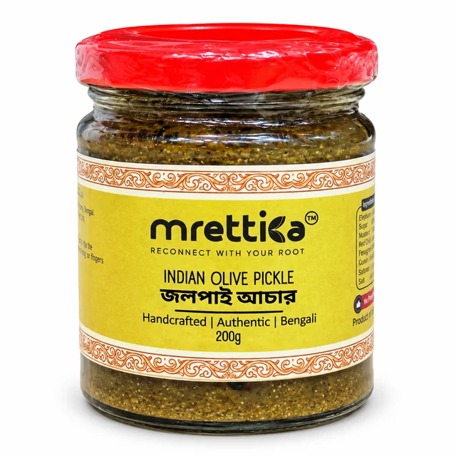 Mrettika Jalpai Achaar – Traditional Bengali Indian Olive Pickle - 200g