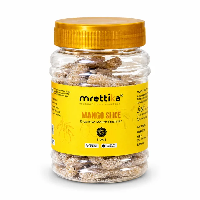 Mrettika Mangoi Slice Digestive – Sweet & Tangy Mango Digestive - 100g