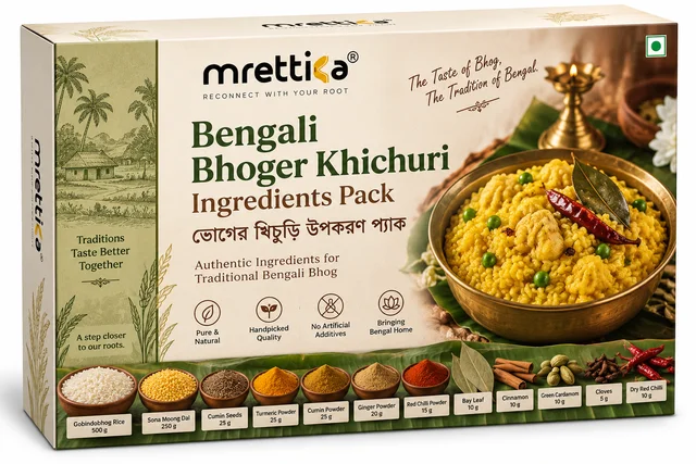 Mrittika Mrettika Bengali Bhoger Khichuri Ingredients Pack - 1Kg