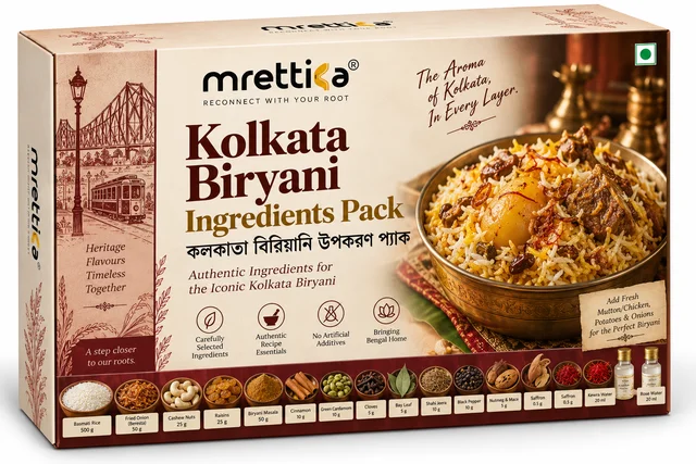 Mrittika Mrettika Kolkata Biryani Ingredients Pack - 1Kg