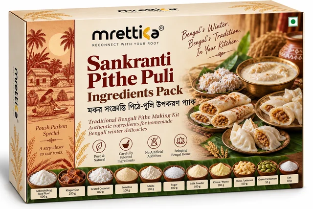 Mrittika Mrettika Sankranti Pithe Puli Ingredients Pack - 1Kg