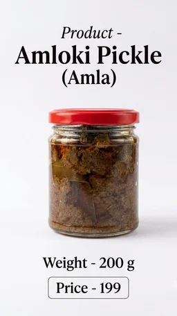 Mrettika Amloki Pickle ( Amla )- 200 g 