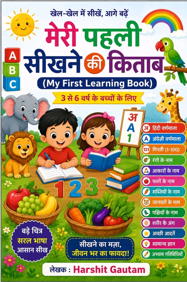 My First Learning Book (3 से6 वर्ष केबच्चों केलिए) PDF