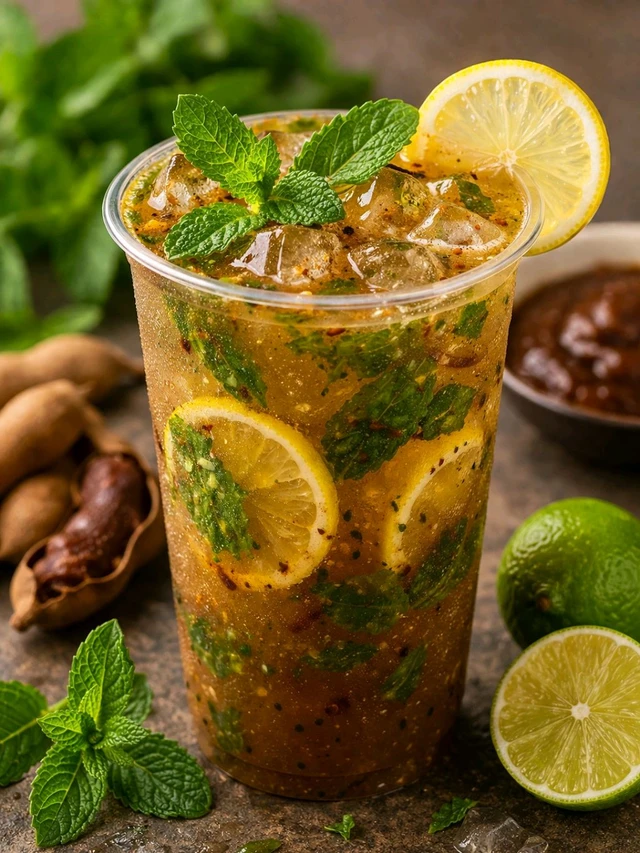 Mint Lemon Imli Drink