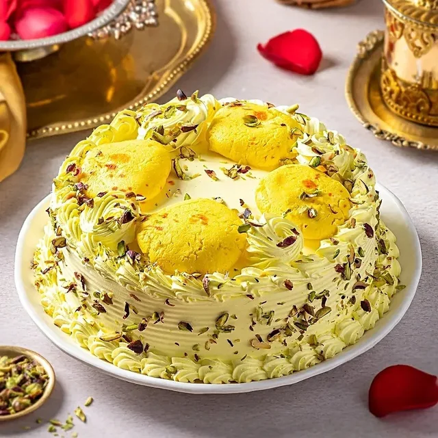 Rusmalai Cake