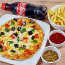 Fries+ Coke+ Veg Pizza