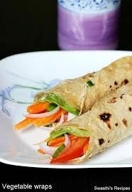 Veg Paneer Wrap  {Time Square}