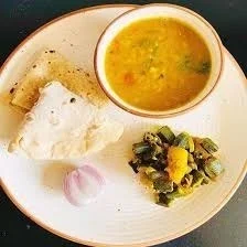 Simple Thali  {Shiv Vaishno Dabba}
