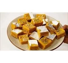 Desi Ghee Besan Barfi