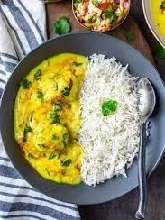 Curry + Chawal    {Shiv Vaishno Dabba}