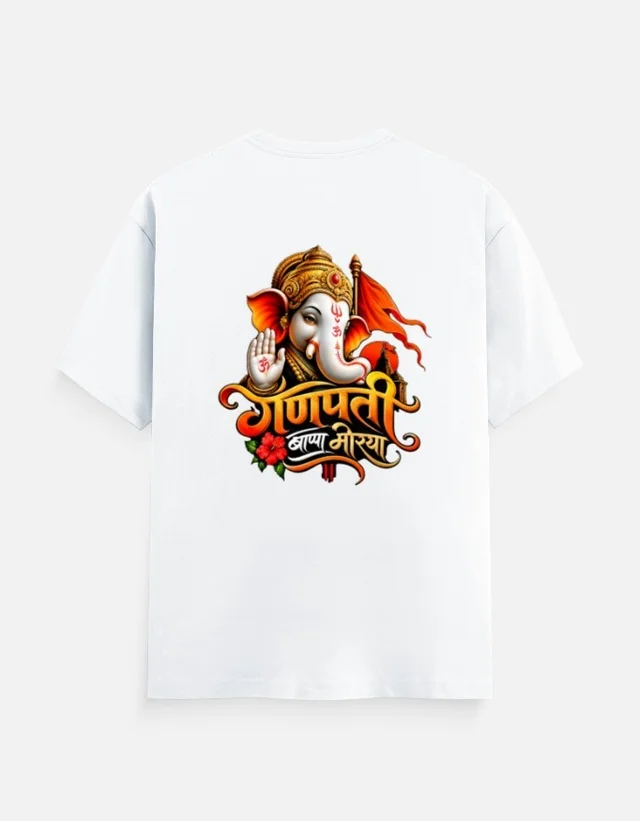 GANPATI  DTF PRINT T SHIRT
