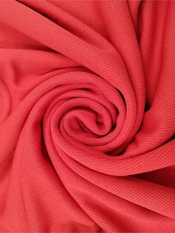 Dot Knit Sublimation T-Shirt (Pack of 10) Color: Red - S