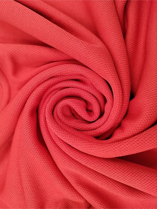 Dot Knit Sublimation T-Shirt (Pack of 10) Color: Red - S