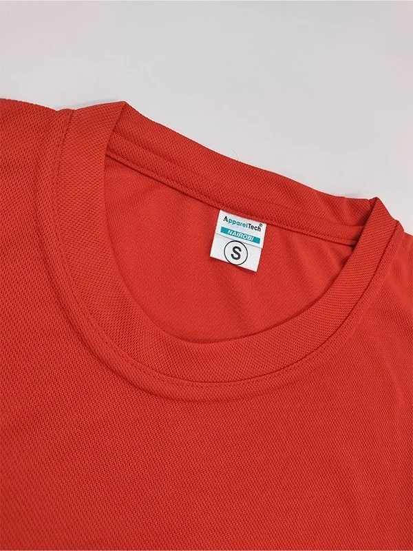 Dot Knit Sublimation T-Shirt (Pack of 10) Color: Orange - S