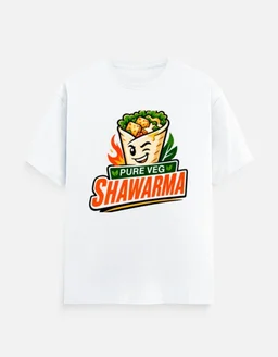 SHAWARMA DTF PRINT T SHIRTS - S