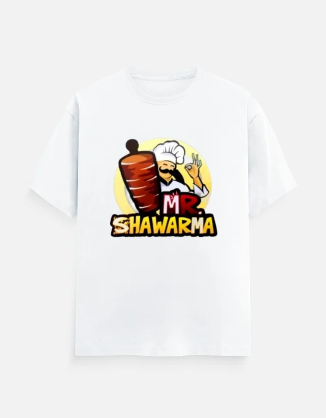 SHAWARMA DTF PRINT T SHIRTS