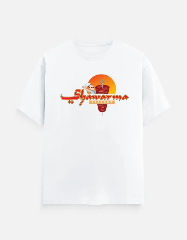 SHAWARMA DTF PRINT T SHIRTS - S