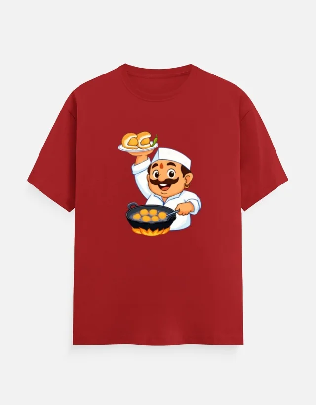 VADA PAV DTF PRINT T SHIRT - S