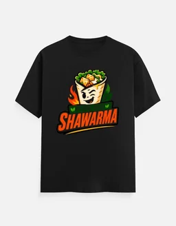 SHAWARMA DTF PRINT T SHIRTS - S
